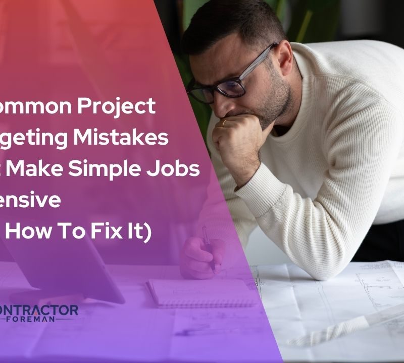Article graphic on common project budgeting mistakes