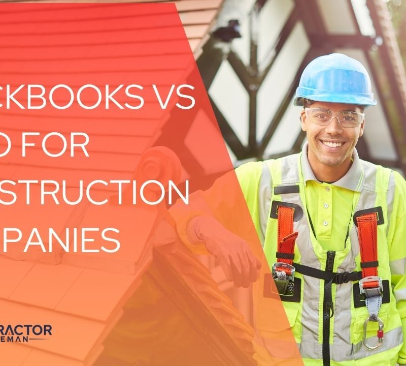 QuickBooks comparison graphic for construction companies