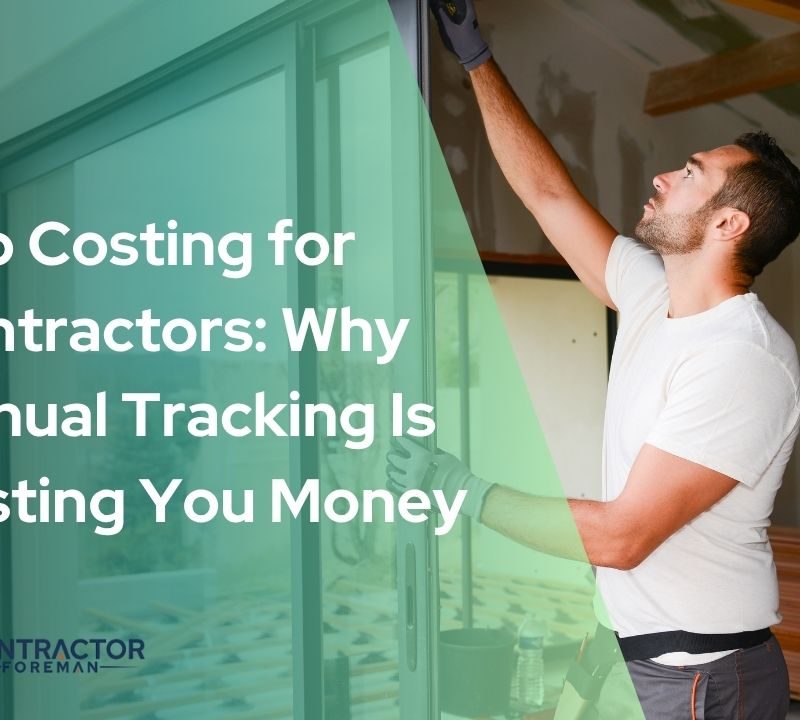 Article graphic on job costing and manual tracking costs