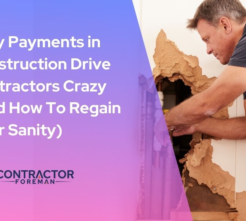 Article graphic on late payments in construction
