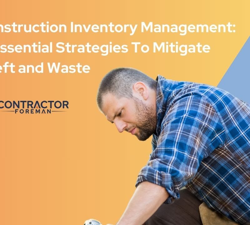 Article graphic on construction inventory management and waste