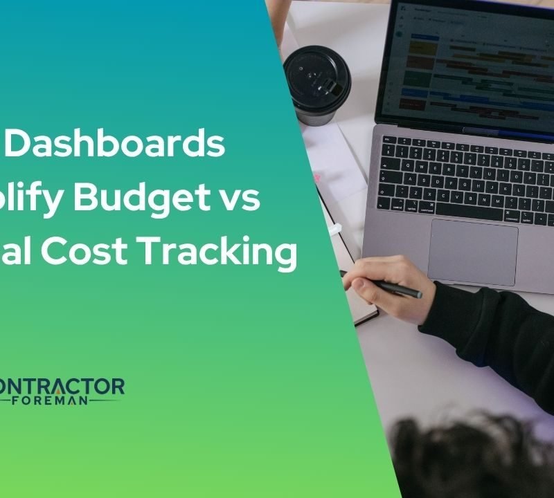 Budgets tools inside the Contractor Foreman app