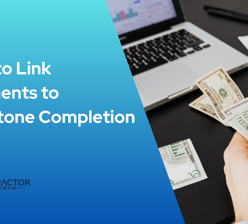 Managing payments on a construction project