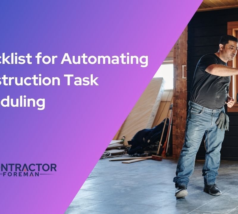 Tracking scheduling from office and field