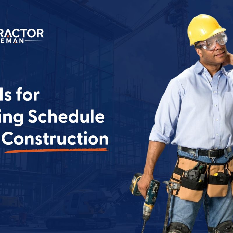 Scheduling for construction teams