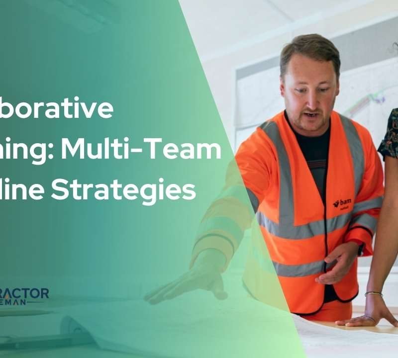 Illustration for the article Multi team construction timeline
