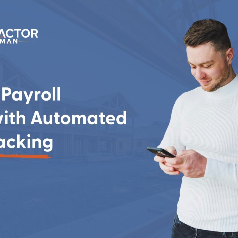 Managing payroll on a construction project