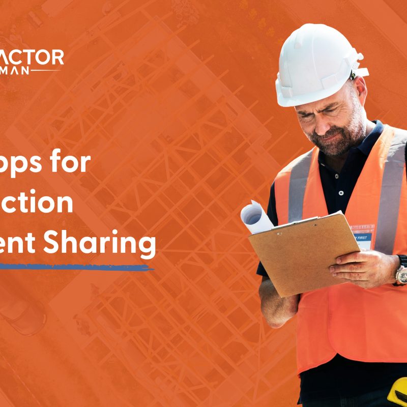 Contractor Foreman open on document management