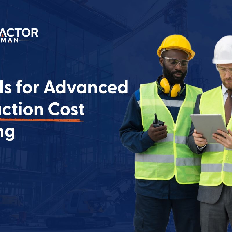 Contractor Foreman displaying cost tracking