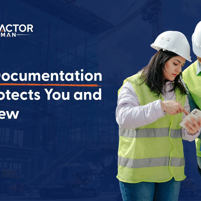 How contractors handle document management