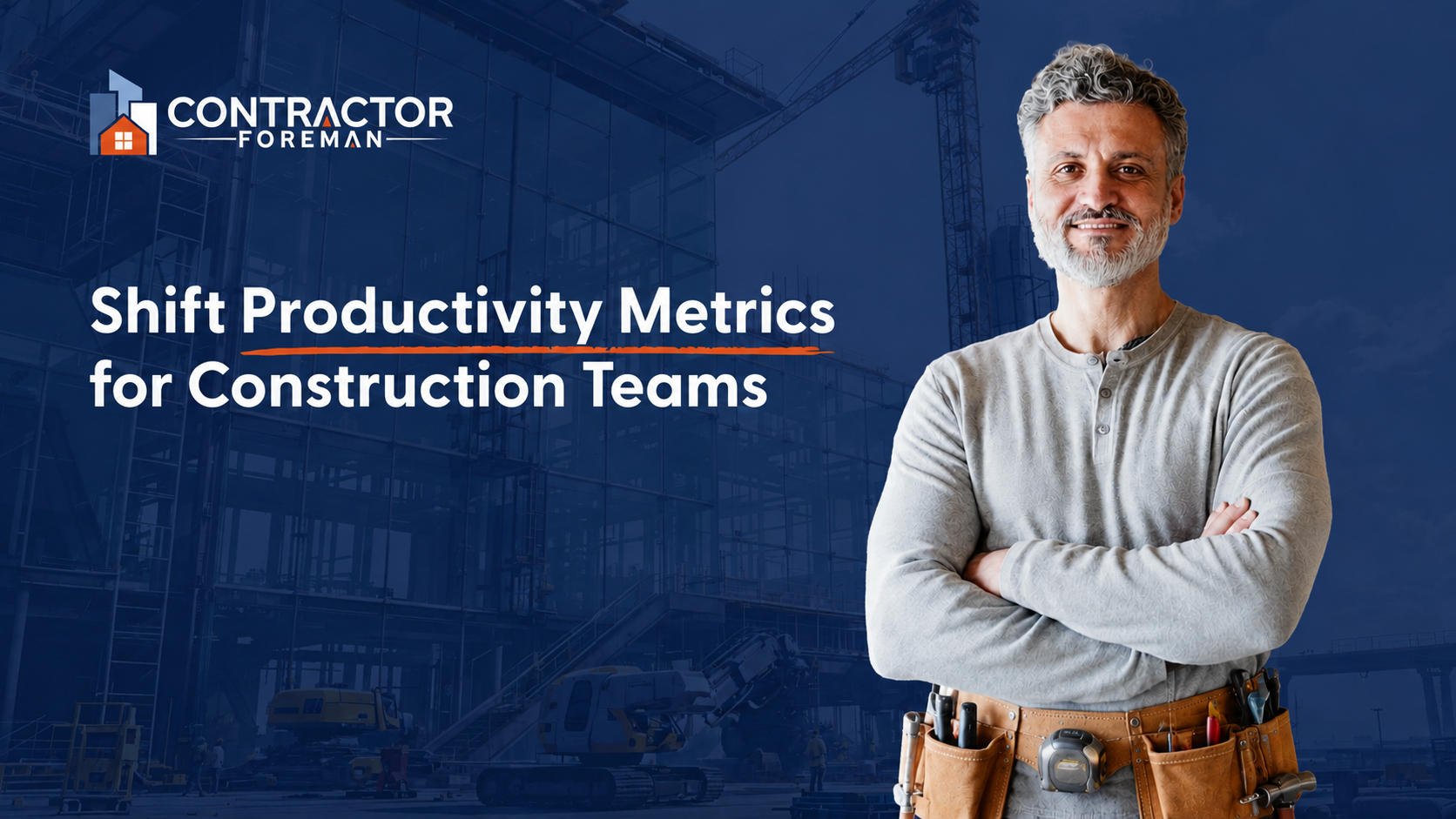 Graphic on productivity metrics for construction teams