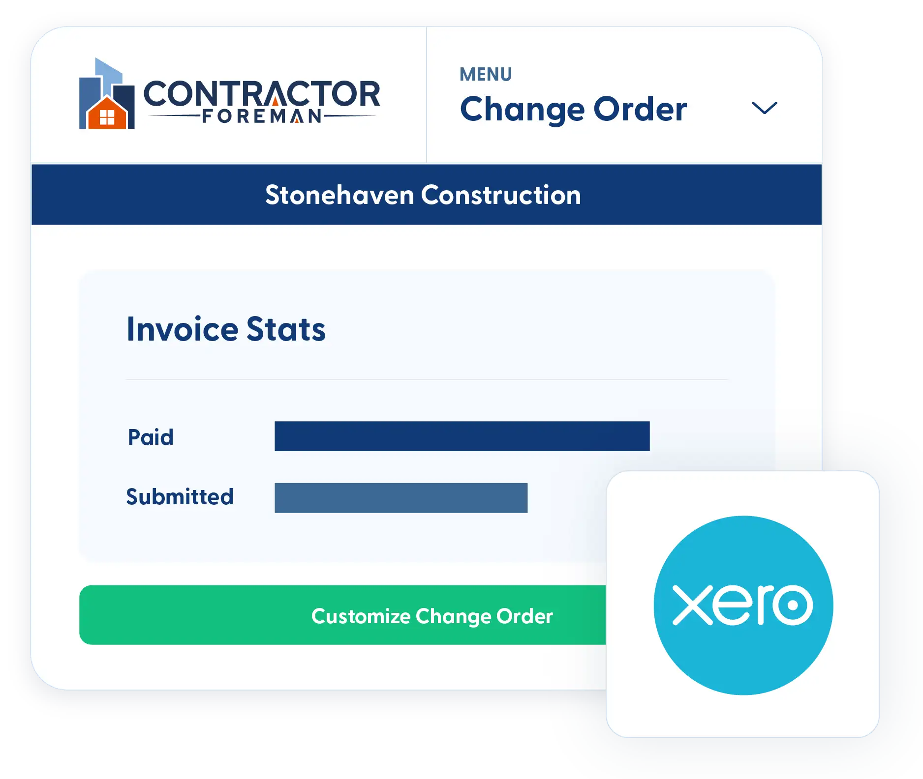 Invoices in Contractor Foreman