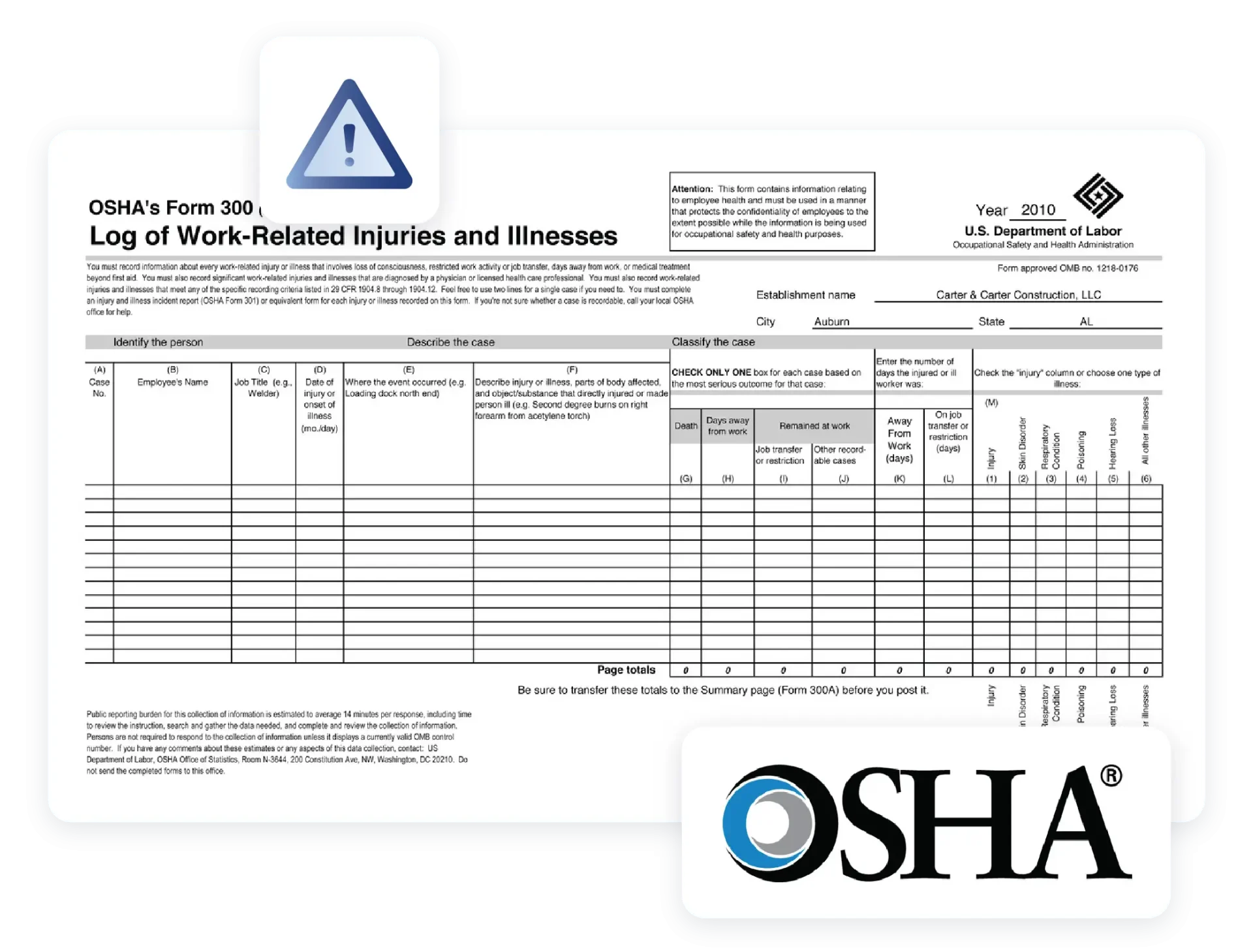 Incident reports in Contractor Foreman