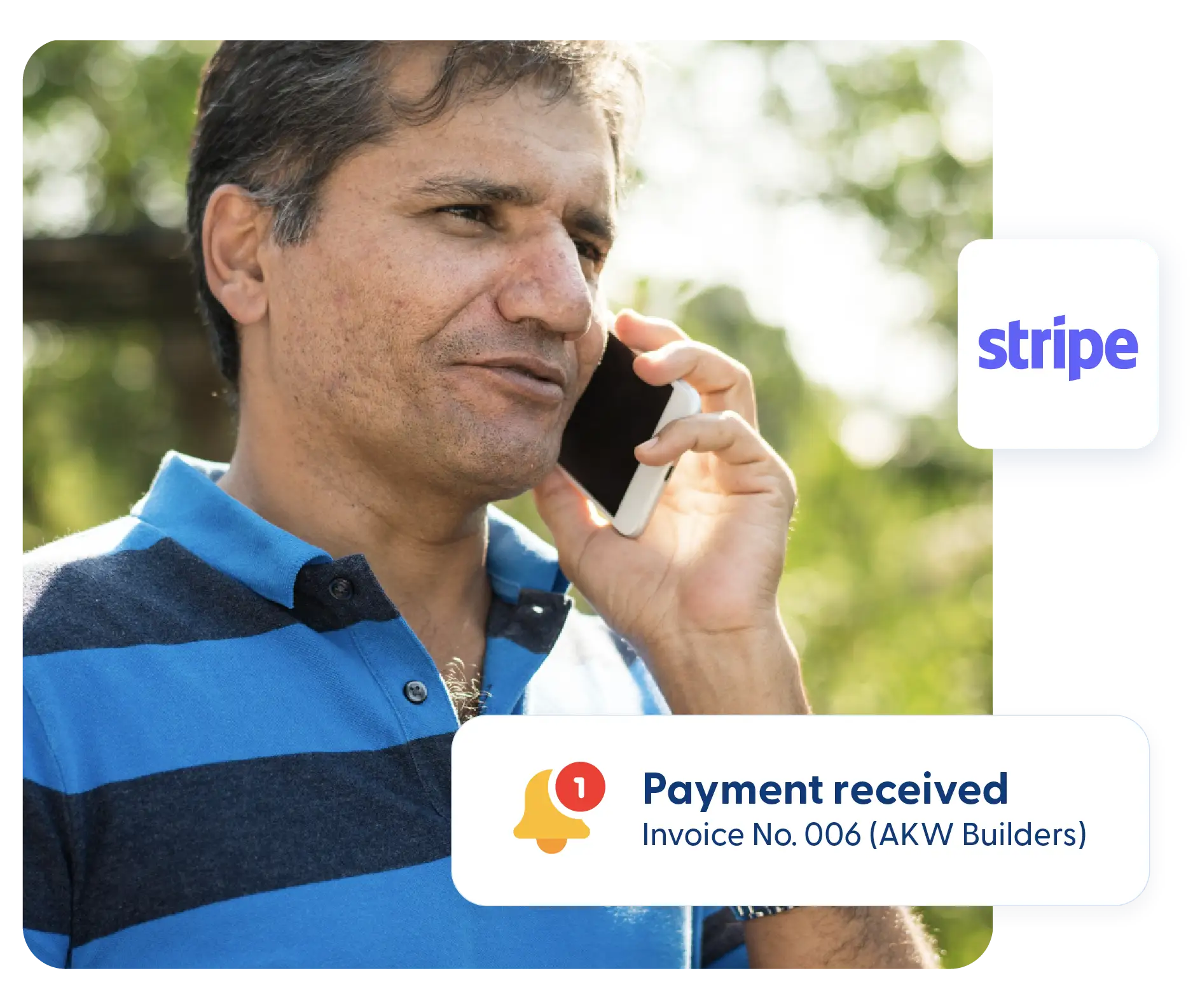 Stripe payments in Contractor Foreman