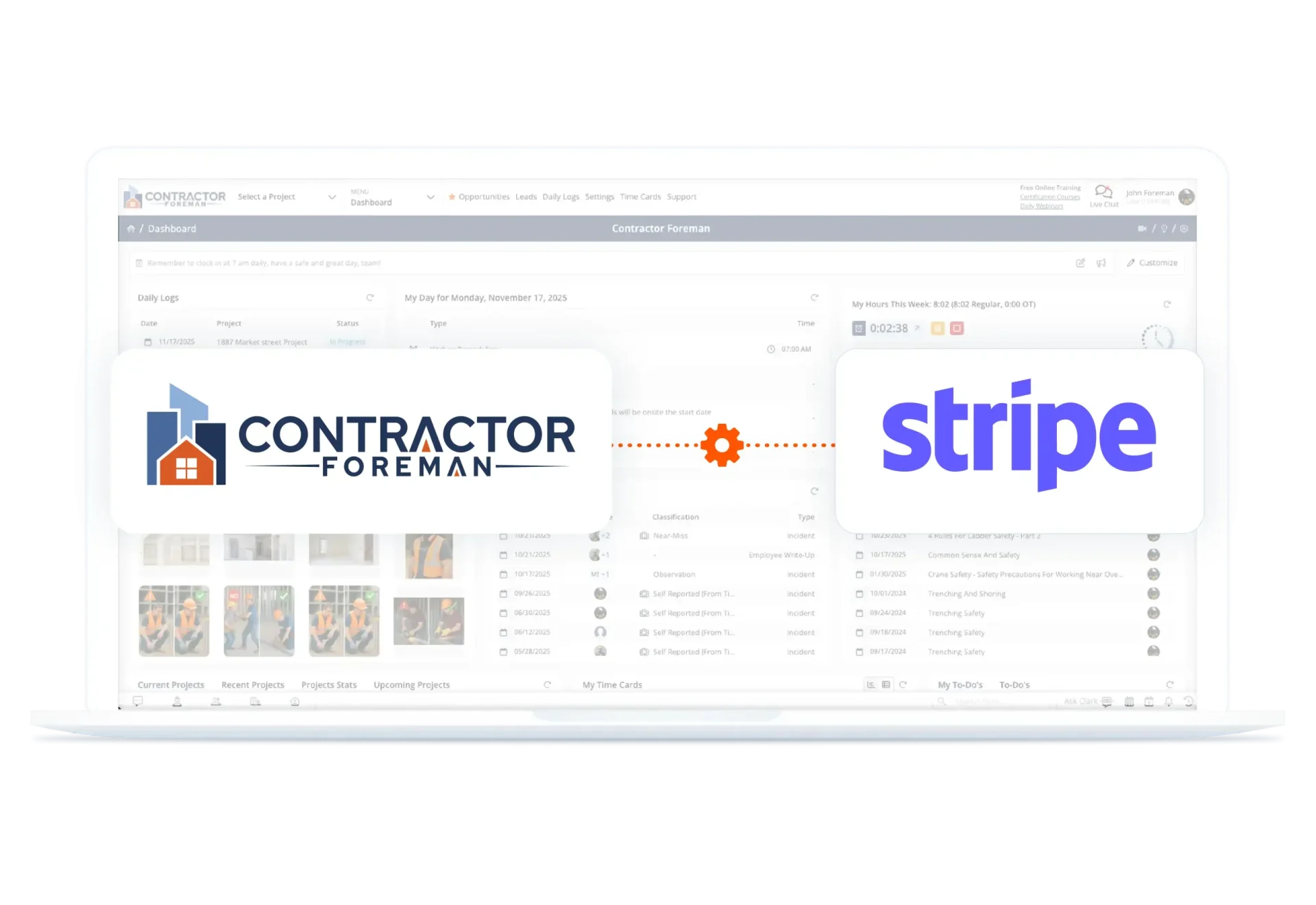 Payments in Contractor Foreman