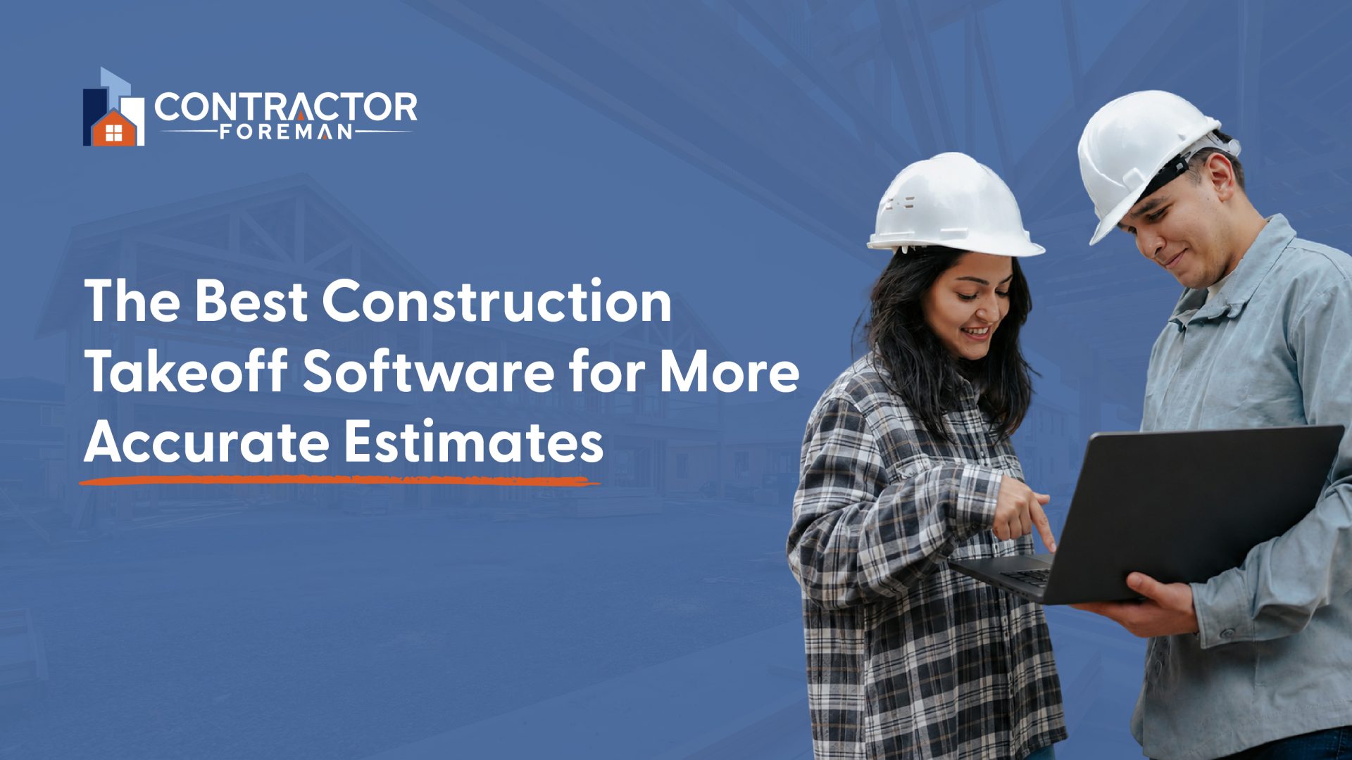 Contractor Foreman displaying estimates