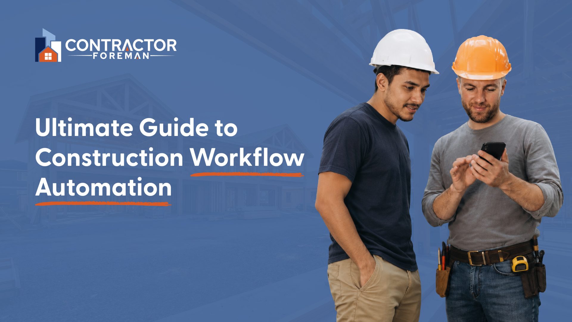 Illustration for the article Ultimate Guide Construction Workflow Automation